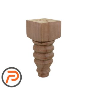 پایه مبلی چوبی راش 12 سانتیمتر