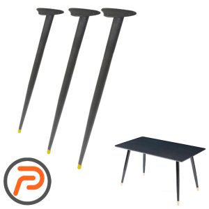 پایه فلزی میز جلو مبلی مدل نیزه ای 40 تا 50 سانتیمتر