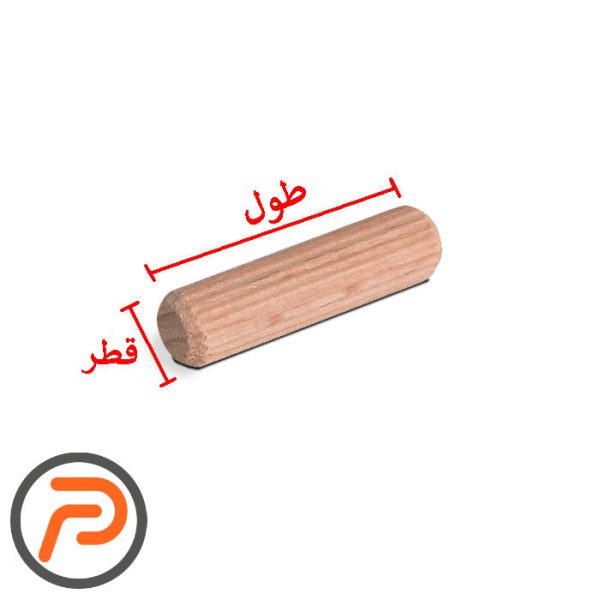 پین دوبل چوبی اتصال بسته 20 عددی